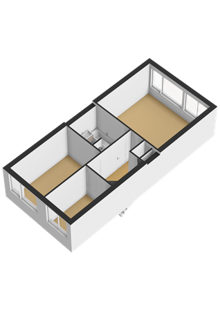 Floorplan - Vuurtorenplein 8A, 2202 PB Noordwijk